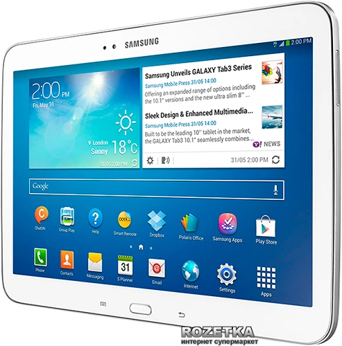 Планшет Samsung Galaxy Tab 3 10.1 16GB (GT-P5210ZWASEK) White - изображение 3