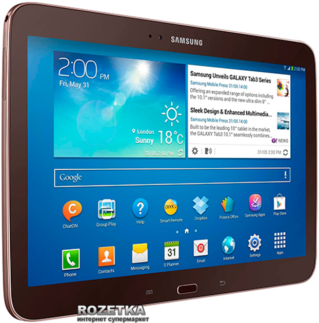 Планшет Samsung Galaxy Tab 3 10.1 16GB 3G (GT-P5200GNASEK) Gold