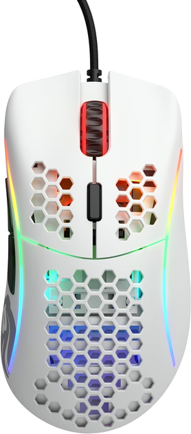 Мышь Glorious Model D Minus Glossy USB White (GLO-MS-DM-GW) - изображение 1