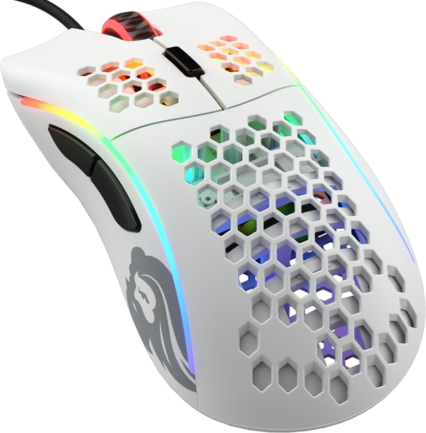 Мышь Glorious Model D Minus Glossy USB White (GLO-MS-DM-GW) - изображение 3