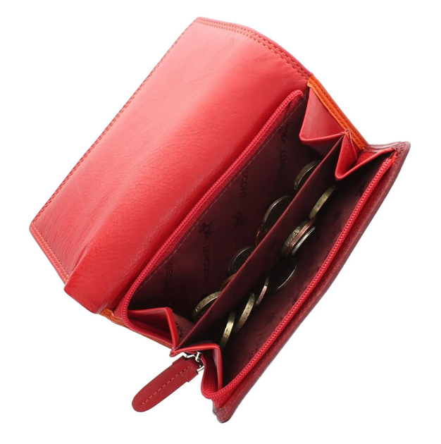 Женский кожаный кошелек Visconti RB43 Bora (Red Multi) - Фото 7 Женский кожаный кошелек Visconti RB43 Bora (Red Multi) - изображение 7