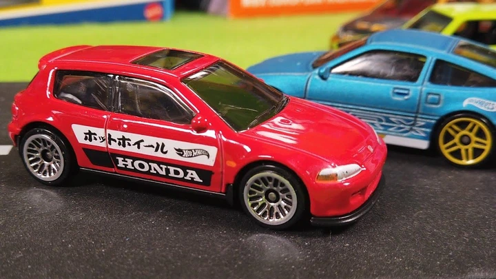 Машинка Хот Вилс 1:64 92 Honda Civic EG коллекция HW J-Imports Hot