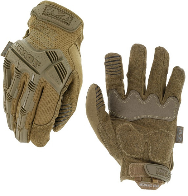 Перчатки полнопалые Mechanix M-Pact Coyote р.S (MPT-72-008) - изображение 1