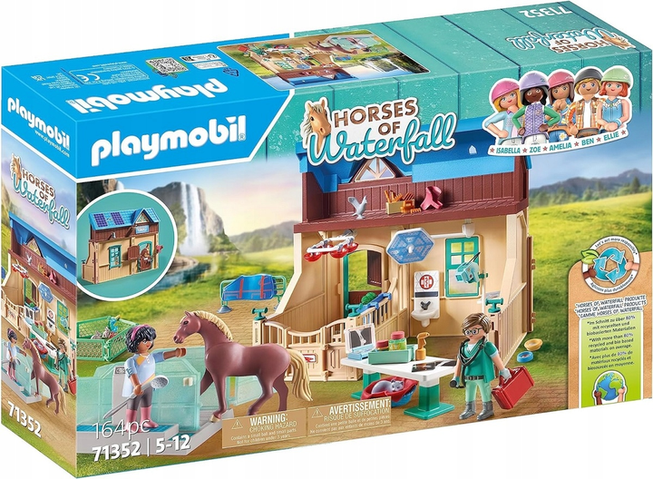 Іграшковий набір Playmobil Horses of Waterfall Іпотерапія та клініка для тварин (4008789713520) - зображення 1