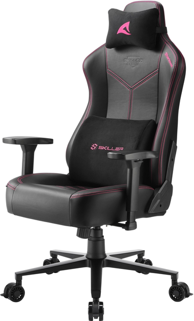 Fotel gamingowy Sharkoon SKILLER SGS30 Black/Pink (4044951034819) - obraz 3