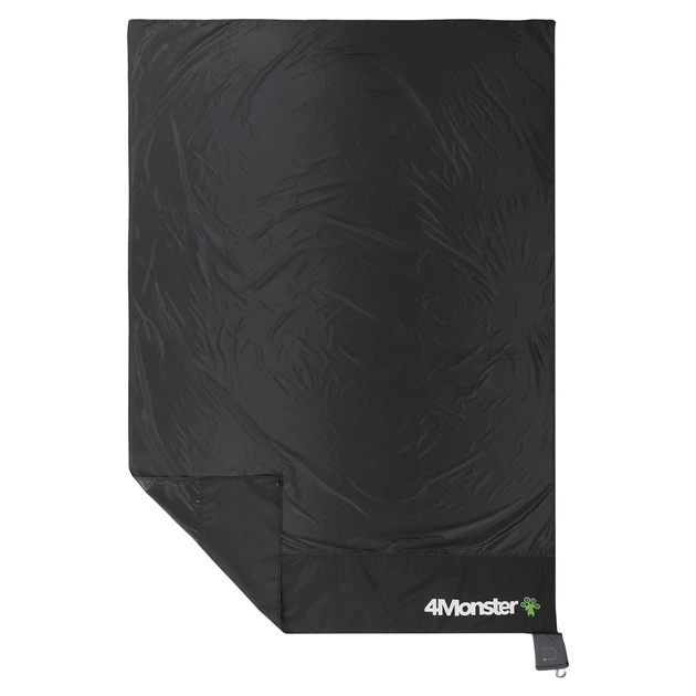 Ковдра для пікніка (кишенькова) -COMPACT POCKET BLANKET 4Monster (Нейлон, покриття водонепроникне, PL чохол, р-р 110х160см (M), чорний) (T-PBL-160_Чорний) - Фото 4 Ковдра для пікніка (кишенькова) -COMPACT POCKET BLANKET 4Monster (Нейлон, покриття водонепроникне, PL чохол, р-р 110х160см (M), чорний) (T-PBL-160_Чорний) - изображение 4
