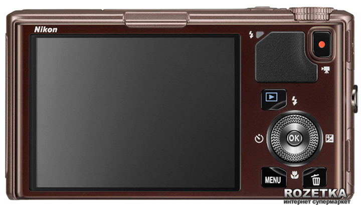 Фотоаппарат Nikon Coolpix S9500 Bronze купить на ROZETKA