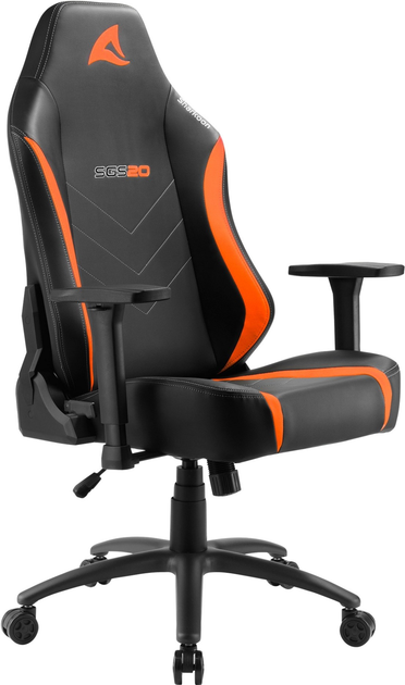 Ігрове крісло Sharkoon SKILLER SGS20 Black/Orange (4044951035007) - зображення 1