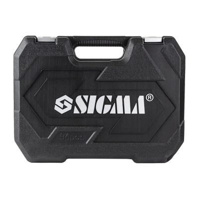Набор инструментов Sigma насадок торцевых и бит 1/4", 1/2" 94шт CrV mid (6003761) - изображение 6