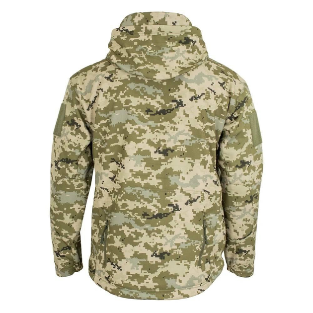 Куртка з капюшоном SoftShell піксель розмір 4XL - зображення 2