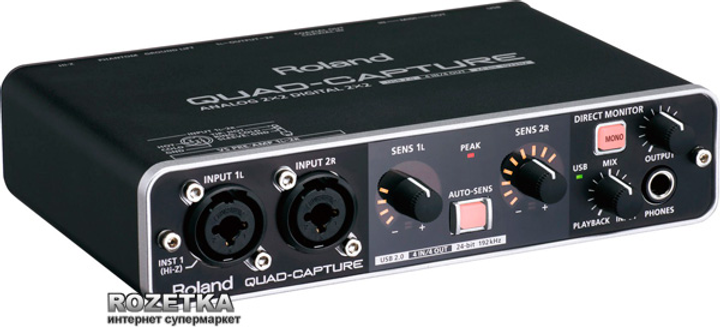 ROLAND QUAD-CAPTURE UA-55 オーディオインターフェース レビュー]Roland QUAD-CAPTURE UA-55 オーディオ