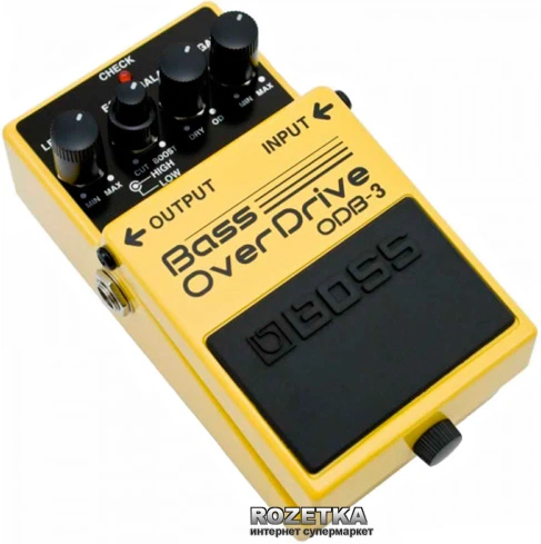 Педаль эффектов Boss ODB-3 Bass Overdrive – фото, отзывы