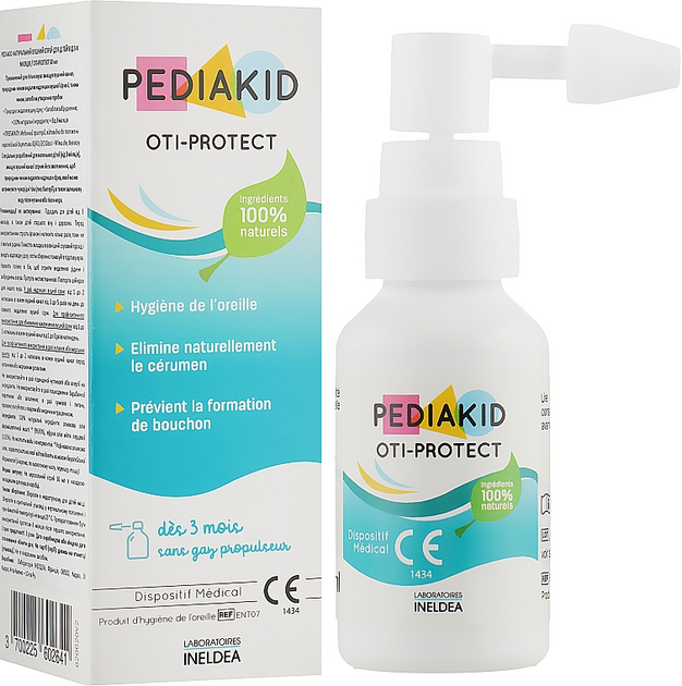 Спрей для ушей - Pediakid Oti-Protect 30ml (890219-48597) - изображение 2