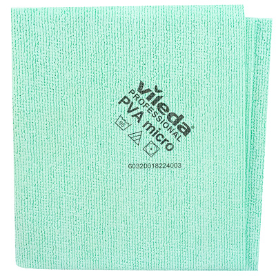 Серветка Vileda Professional PVAmicro 38 × 35 см зелена з мікроволокна 1шт - Фото 1 Серветка Vileda Professional PVAmicro 38 × 35 см зелена з мікроволокна 1шт - зображення 1