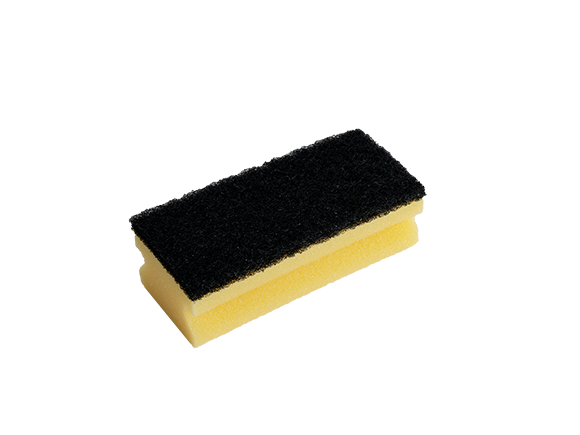 Губка Vileda Professional Максимальная жесткость15 x 7 см с черным абразивом 1 шт - изображение 2