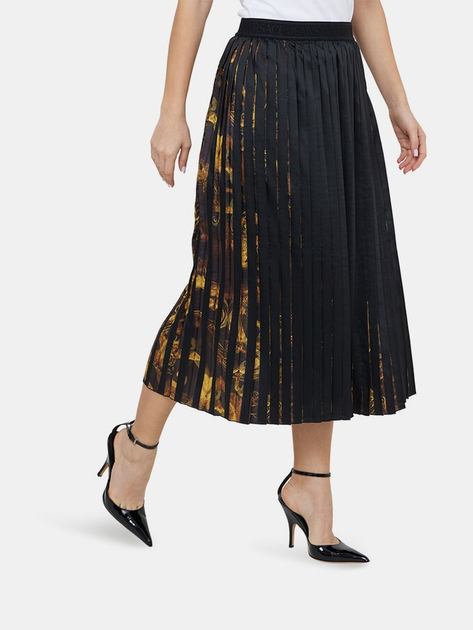 Spódnica damska midi Versace Jeans Couture vjc76hae810ns401g89 42 Czarna (8052019652598) - obraz 4
