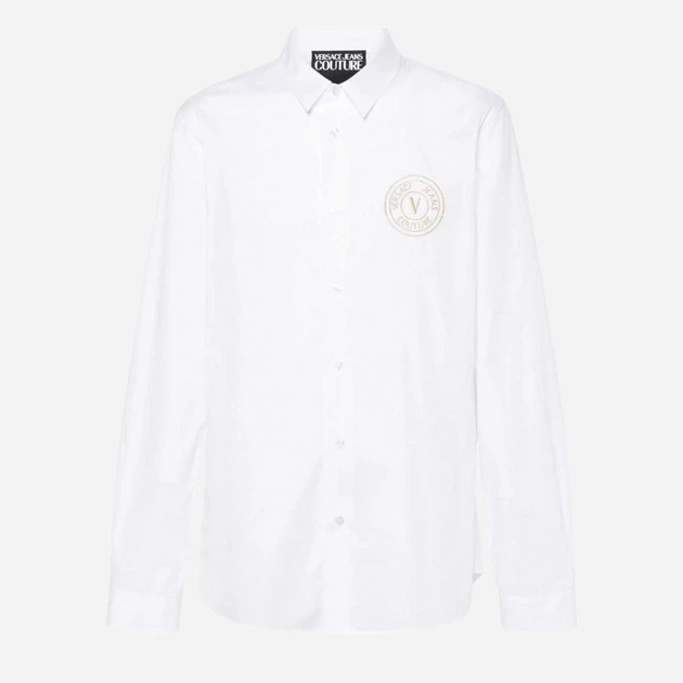 Сорочка бавовняна чоловіча Versace Jeans Couture vjc76galys2cn002g03 48 Біла (8052019610345) - зображення 4