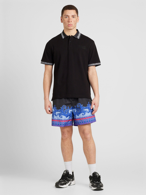 Koszulka polo męska Versace Jeans Couture vjc76gagt09cj01t899 3XL Czarna (8052019596656) - obraz 3