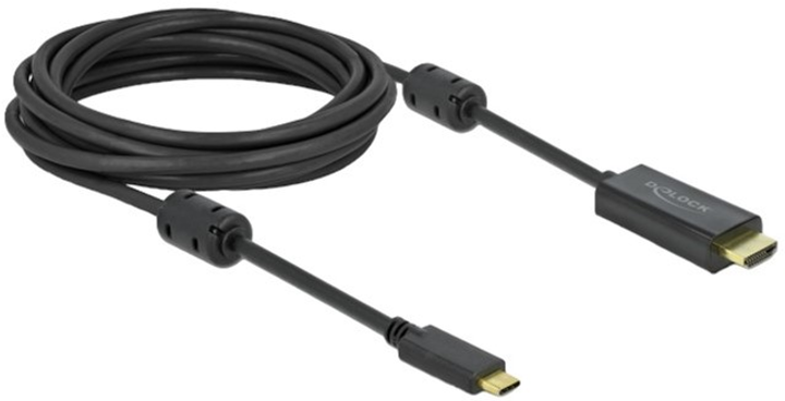 Кабель Delock USB Type-C – HDMI 5 м Black (4043619859726) - зображення 2