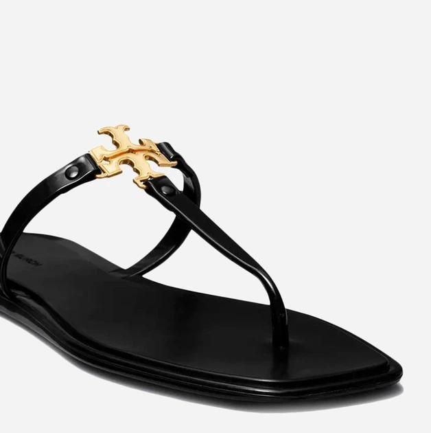 Klapki japonki damskie Tory Burch torb137704-013 38 (8US) Czarne (196133286388) - obraz 3