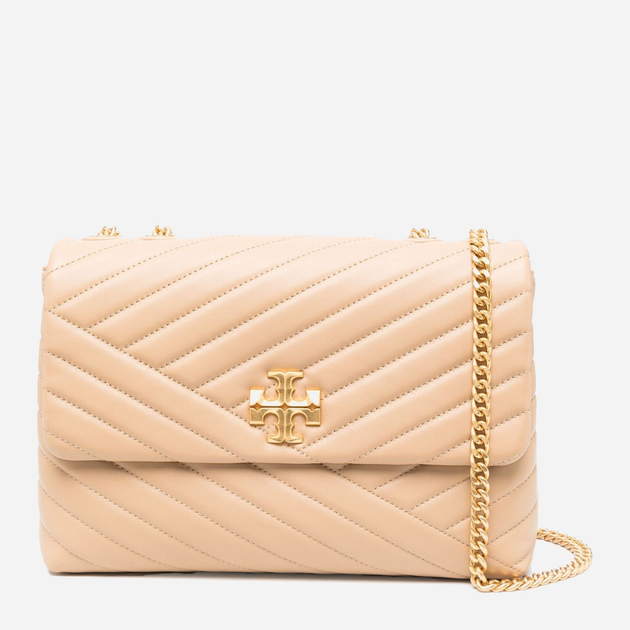 Torebka crossbody damska skórzana Tory Burch torb90446-251 Nudowa (196133802748) - obraz 1