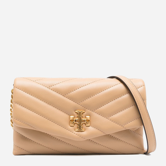 Сумка крос-боді жіноча з натуральної шкіри Tory Burch torb90343-251 Нюдова (196133802731) - зображення 1