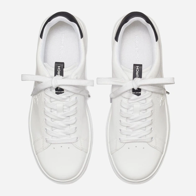 Sneakersy damskie do kostki skórzane Tory Burch torb149728-400 39 (9US) Biały/Czarny (196133770627) - obraz 3