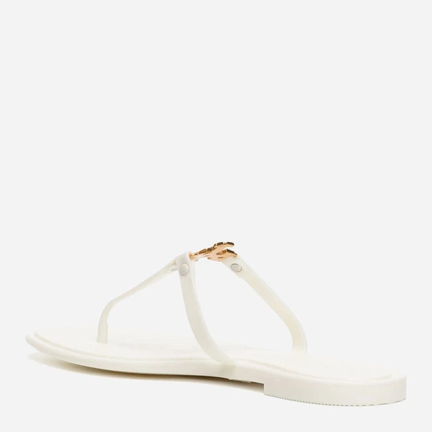 Klapki japonki damskie Tory Burch torb137704-102 38 (8US) Białe (196133575512) - obraz 3