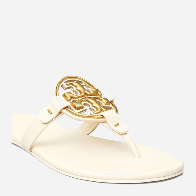 Klapki japonki damskie skórzane Tory Burch torb136593-101 38.5 (8.5US) Nudowe (196133581551) - obraz 3