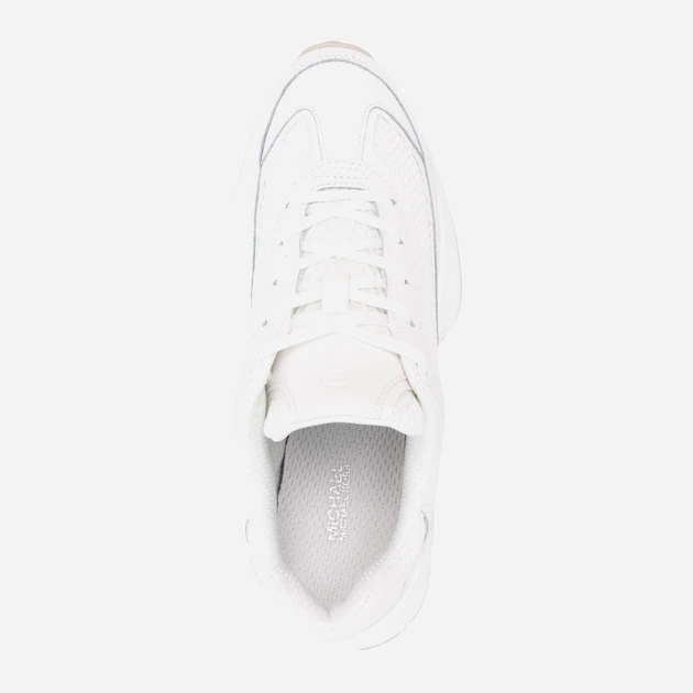 Жіночі снікери Michael Kors mko43s4arfs3l-827 39 (9US) Білі (197677226755) - зображення 4