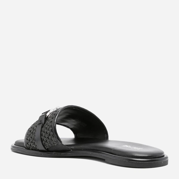 Klapki damskie eleganskie Michael Kors mko40s4ebfs1d-003 36 (6US) Czarne (197677387203) - obraz 3