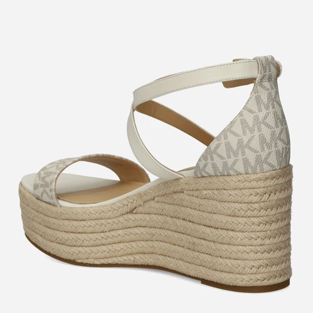 Sandały damskie na koturnie Michael Kors mko40s2sems1b-150 36 (6US) Nudowe (196108437050) - obraz 3