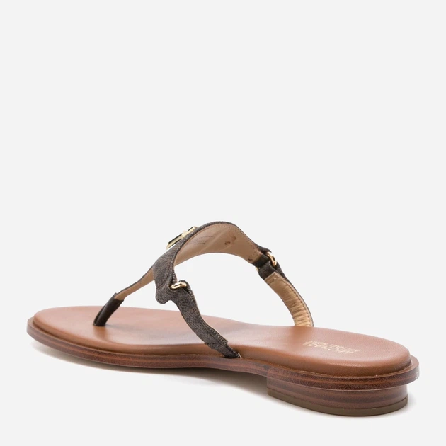 Klapki japonki damskie Michael Kors mko40r4jifaab-200 38 (8US) Brązowe (197677029523) - obraz 3