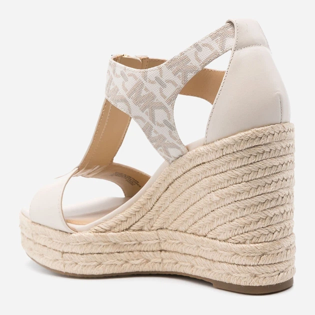 Sandały damskie skórzane na koturnie Michael Kors mko40r4brms1b-099 37.5 (7.5US) Nudowe (197677306204) - obraz 3