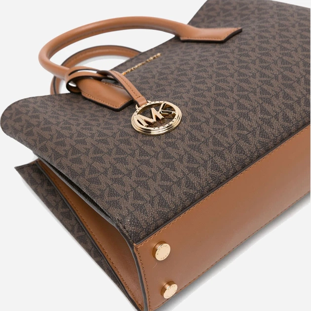 Torba aktówka damska Michael Kors mko30s4g9rs1b-252 Brązowa (196237767448) - obraz 3