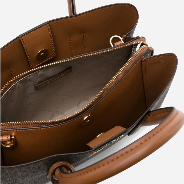 Torba aktówka damska Michael Kors mko30s4g9rs1b-252 Brązowa (196237767448) - obraz 4