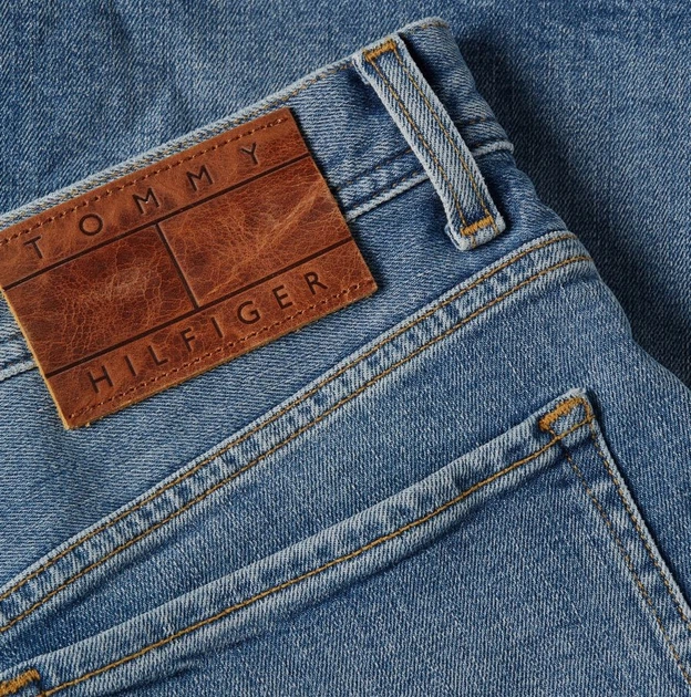 Spodenki męskie krótkie jeansowe Tommy Hilfiger thmw0mw351721bc 32 Niebieskie (8720646373062) - obraz 6