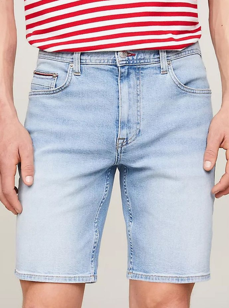 Spodenki jeansowe krótkie męskie Tommy Hilfiger thmw0mw351781aa 32 Niebieskie (8720646375042) - obraz 1