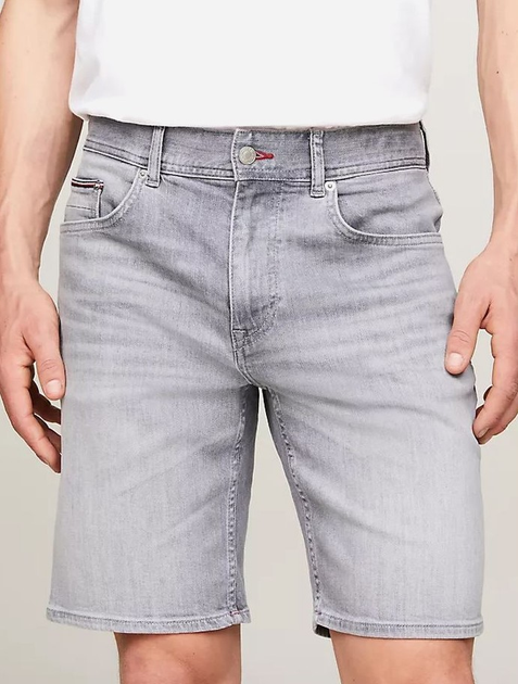 Spodenki jeansowe krótkie męskie Tommy Hilfiger thmw0mw351771b1 31 Szare (8720646475032) - obraz 1