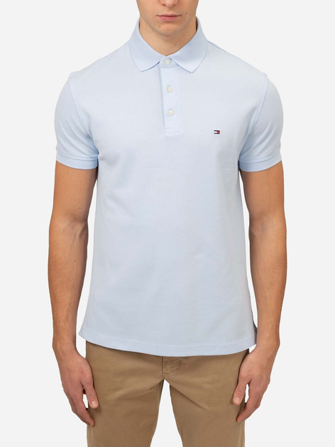 Polo męskie długie Tommy Hilfiger thmw0mw17771c1r 3XL Niebieskie (8720646285020) - obraz 1