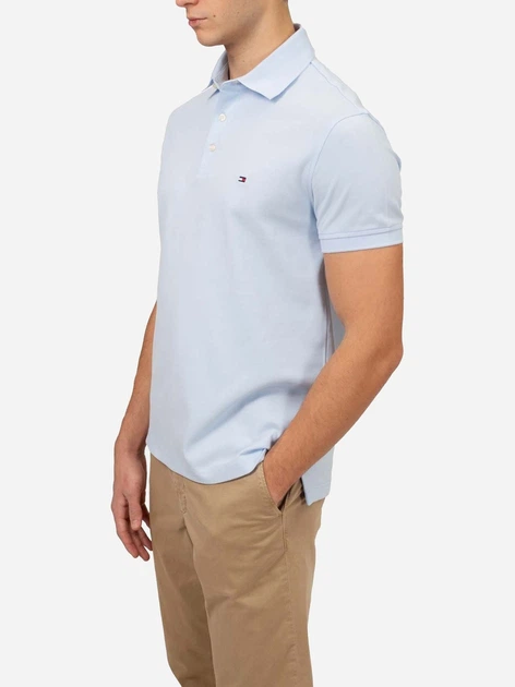 Koszulka polo męska Tommy Hilfiger thmw0mw17771c1r L Niebieska (8720646284795) - obraz 3