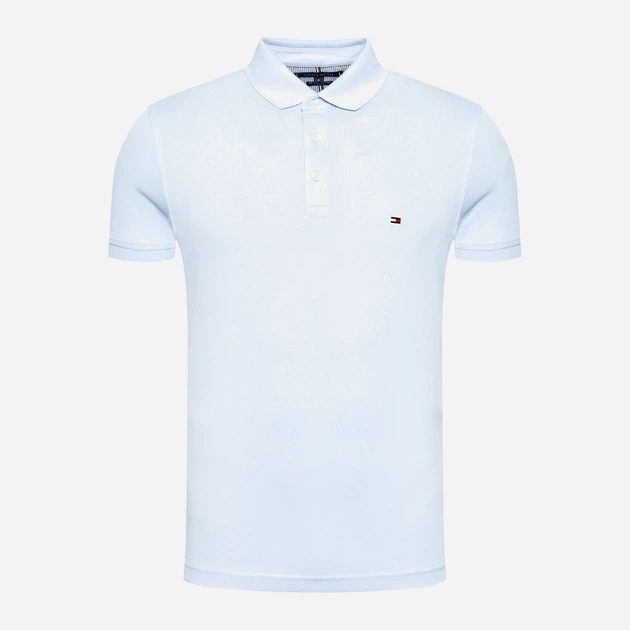 Koszulka polo męska Tommy Hilfiger thmw0mw17771c1r L Niebieska (8720646284795) - obraz 4