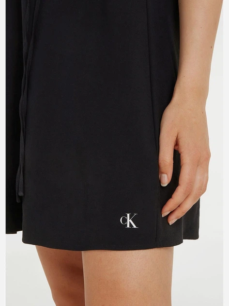 Sukienka na ramiączkach damska mini letnia Calvin Klein Jeans ckj20j223320beh XS Czarna (8720109330137) - obraz 3