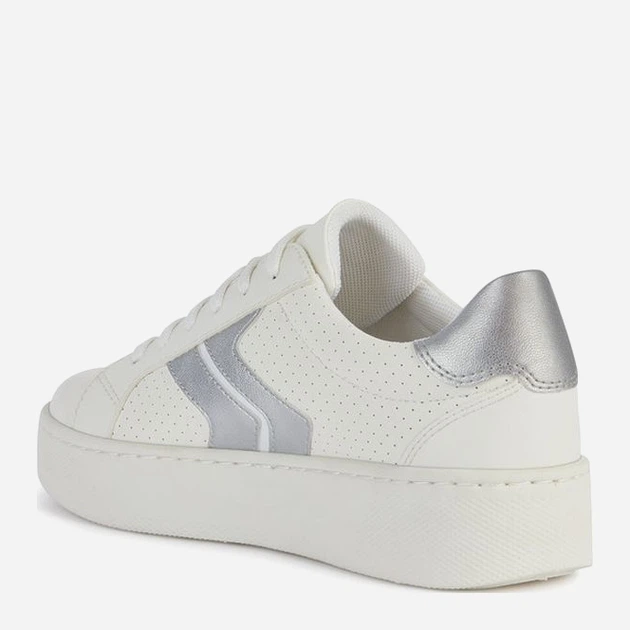 Sneakersy damskie do kostki Geox geod45qxa054ajc1151 37 Białe (8056206542846) - obraz 3