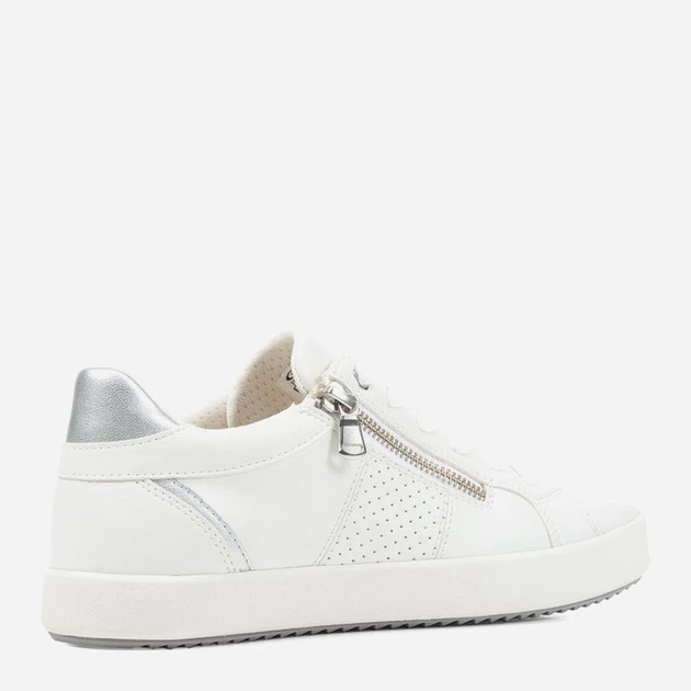 Sneakersy damskie do kostki Geox geod366he054ajc0007 40 Białe (8056206507487) - obraz 4