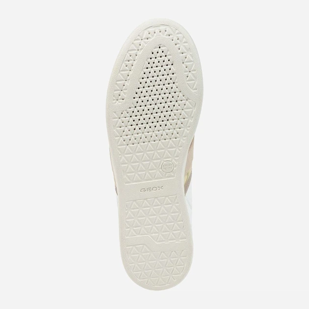 Sneakersy damskie do kostki skórzane Geox geod361be085nfc1327 39 Białe (8056206497184) - obraz 6