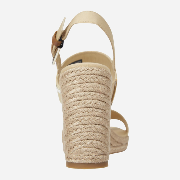 Sandały damskie na koturnie Tommy Hilfiger thifw0fw08045acr 41 Nudowe (8720646901937) - obraz 3