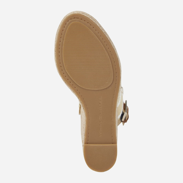 Sandały damskie na koturnie Tommy Hilfiger thifw0fw08045acr 41 Nudowe (8720646901937) - obraz 4