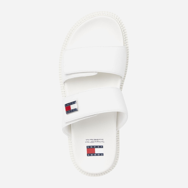 Klapki damskie Tommy Hilfiger thien0en02560ybl 41 Białe (8720646951420) - obraz 2