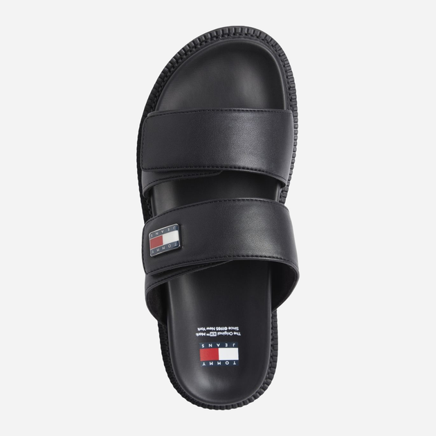 Жіночі шльопанці Tommy Hilfiger thien0en02560bds 41 Чорні (8720646948024) - зображення 2